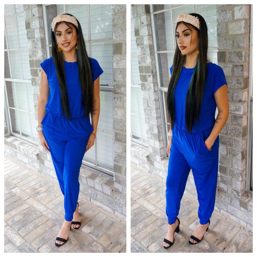 Royal Blue Jumpsuit